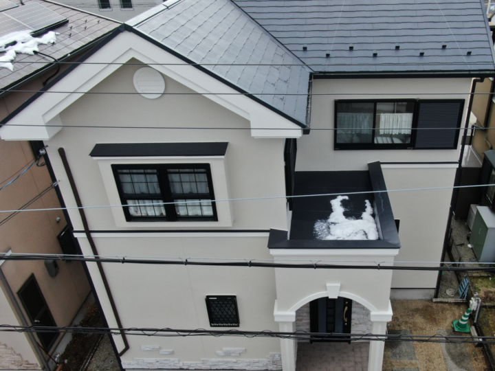 滋賀県大津市にて外壁塗装・屋根工事をさせて頂きました。