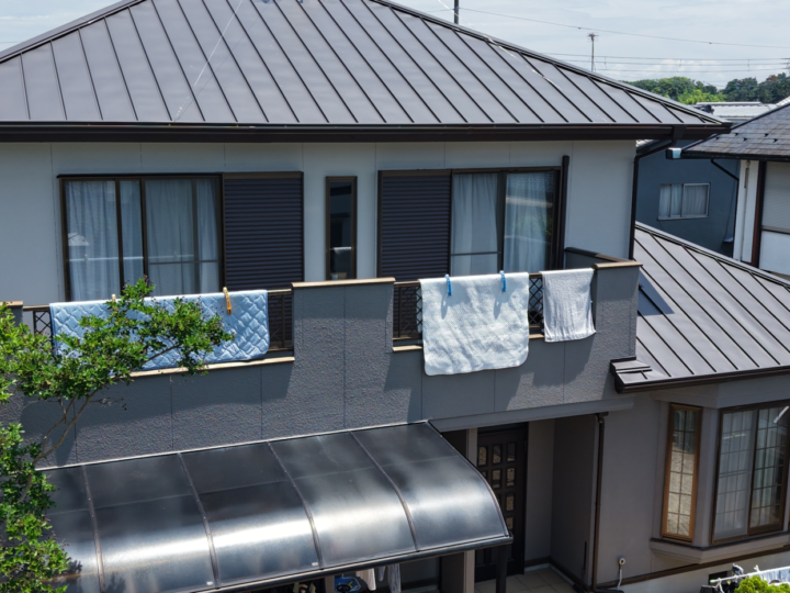 滋賀県野洲市にて外壁塗装・屋根工事・防水工事をさせて頂きました。