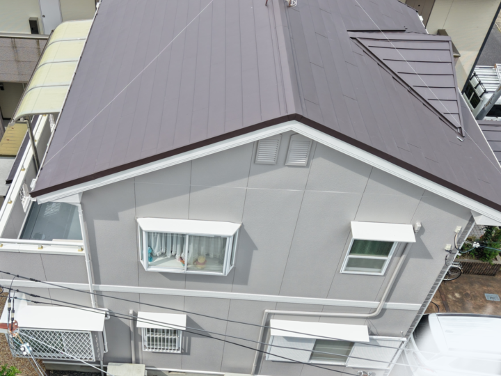 滋賀県草津市にて外壁塗装・屋根工事・防水工事をさせて頂きました。