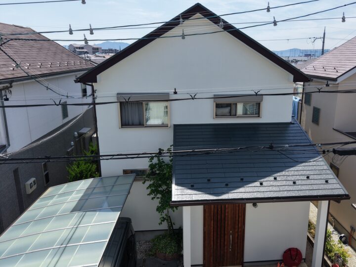 滋賀県守山市にて外壁塗装・付帯工事をさせて頂きました。