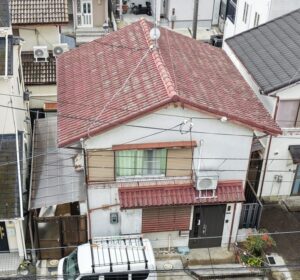 施工事例 全景 ドローン