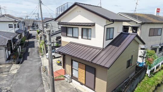 滋賀県草津市にて外壁塗装・付帯工事をさせて頂きました。