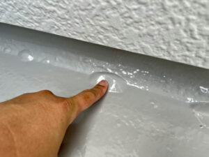 防水　劣化　ウレタン　膨れ